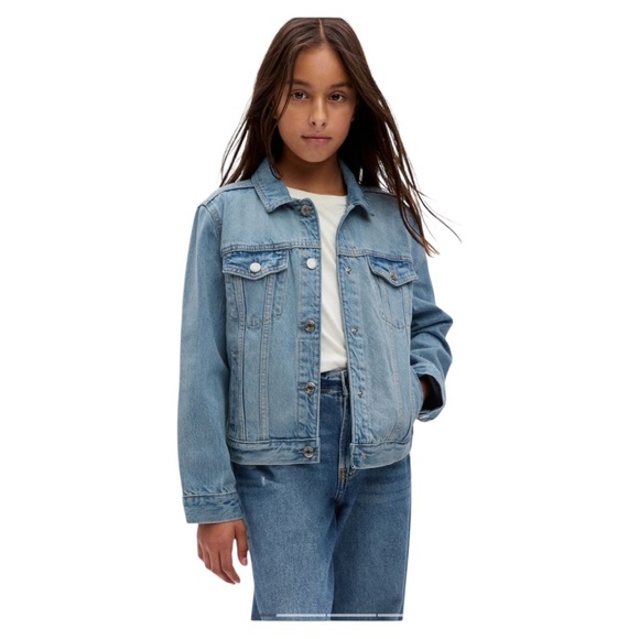GAP Other - GAP Girls Icon Denim Jacket size Large